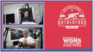 Frank Caperton WGNS Radio Rutherford Magazine Show Mike Sparks