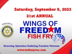 Smyrna Rotary Club Wings of Freedom Fish Fry