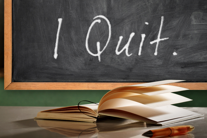 Teachers quitting